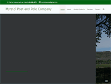 Tablet Screenshot of myrstolpostandpole.com